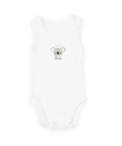 Baby Hola Bodysuit Romper - White