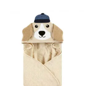 Baby Hooded Towel Baseball Dog - Skin