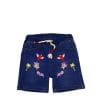 Birds Summer Beach Denim Shorts – Dark Blue