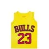 Bulls 23 Sando Tee Shirt - Yellow