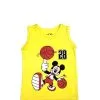 Mickey Playing Football Sando Tee - Yellow