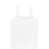 Organic Cotton Baby Girls Stylish Vest - White