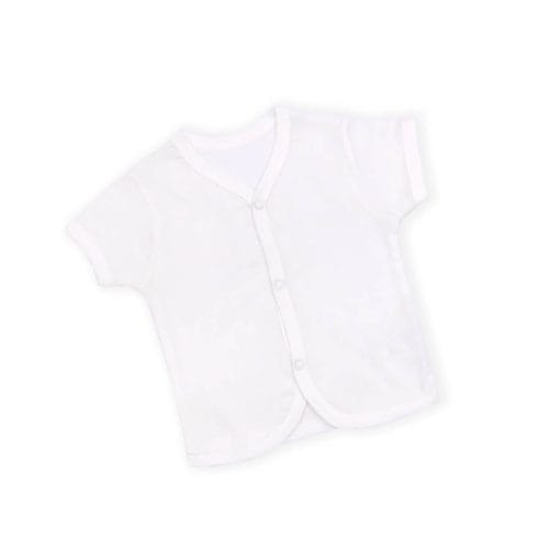 Short Sleeves Vest - White