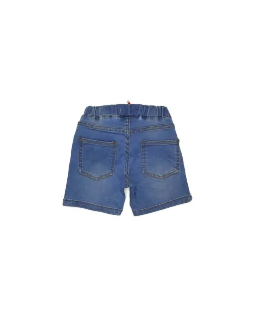 Summer Beach Denim Shorts - Light Blue