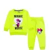 Loving Mini Mouse Fleece Tracksuit - Fluorescent Green
