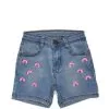 Pink Rainbow Denim Short – Sky Blue