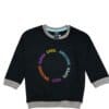 Awesome Super Cool Light Fleece Sweatshirt - Black