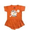 Full Of Smiles Girl Top - Rust