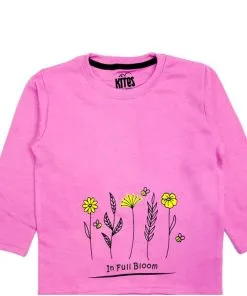 In Full Bloom Terry Sweatshirt - Pink