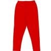 Mid Season Cotton Rib Tights - Red