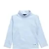 Premium High Neck Shirt - Sky Blue