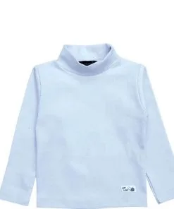 Premium High Neck Shirt - Sky Blue