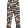Small Camouflaged Print Mid Season Pent Trouser -Green