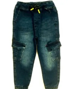 Cargo Six Pocket Denim Pant - Vintage Green