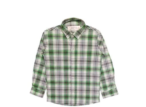 Green Checked Formal Shirt