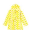 Mckey Check Fleece Coat - Yellow
