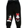 Mickey Happy With Minnie Fleece Trouser - Black