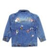Rainbow Stars Unicorn Denim Jacket - Sky Blue 1