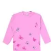 Spring Butterflies Terry Sweatshirt - Babypink