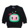Coco Melon Fleece Sweatshirt- Black