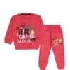 Girls Gang Sequence Fleece Tracksuit - Carrot