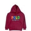 PLO Sign Fleece Hoodie - Maroon
