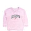 AVENUE Light Fleece Sweatshirt - Baby Pink