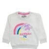 Rainbow Make Me Smile Sequence Sweatshirt - Gray