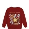 Think HAppy Thoughts Sequence Sweatshirt - Maroon