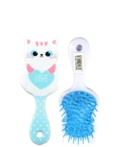 Love Kitty Babies Hair Brush - White