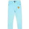 Sequence Heart Twill Pants - Aqua