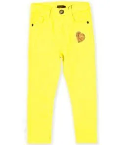 Sequence Heart Twill Pants - Yellow