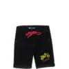 Speed Bike Denim Shorts - Black