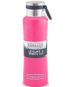 Steel Hot & Cool Water Bottle, Pink, 550ml KA-038-550