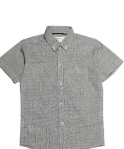 Brave Soul Grey Checkered Short Sleeves Casual Shirt
