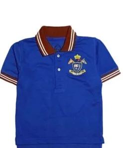 Classic Badge Polo Shirt - Royal Blue