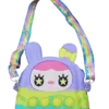 Doll Popup it Bubble Silicone Kids Purse- Purple MC