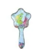 Green Parrot Star Shape HairBbrush for Babies- Sky Blue