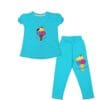 Summer Sequence Candy Friends Tee & Trouser - Aqua