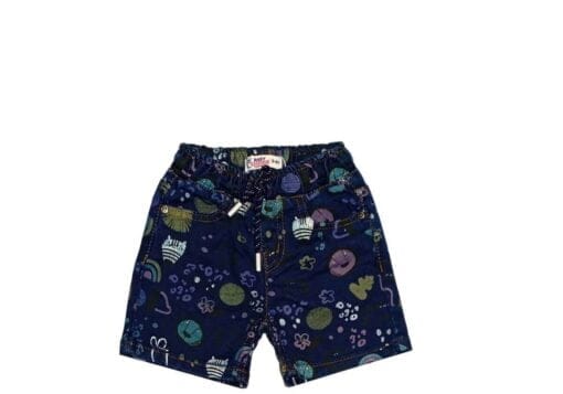 Safari Funky Denim Shorts - Navy Blue