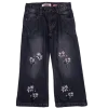 Bloomig Water Lilly Flapper Denim Pant - Charcoal