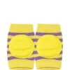 Stripped Yellow Baby Knee Protection Pads