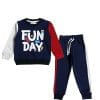 Fum All Day Penal Fleece Tracksuit - Navy Blue