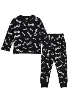 LVS Premium Full Sleeves Tee Shirt & Trouser - Black
