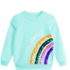 Collecting Memories Sequin Sweatshirt - Sea Green