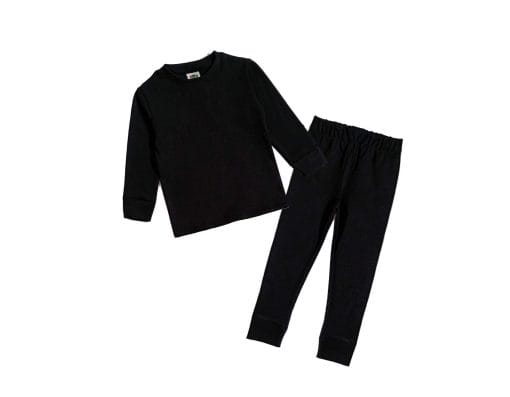 Kids Rib Inner Suit - Black 1