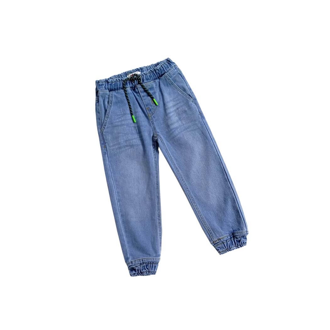 Smart Look Cross Pocket Jogger Denim Pant - Light Blue 1
