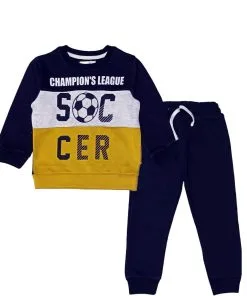 Champion league Penal Fleece Tracksuit - Navy