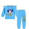 Minnie Smiling Face Fleece Tracksuits - Ferozi
