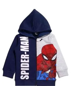 Spider-Man Look Penal Hood - Navy & Grey